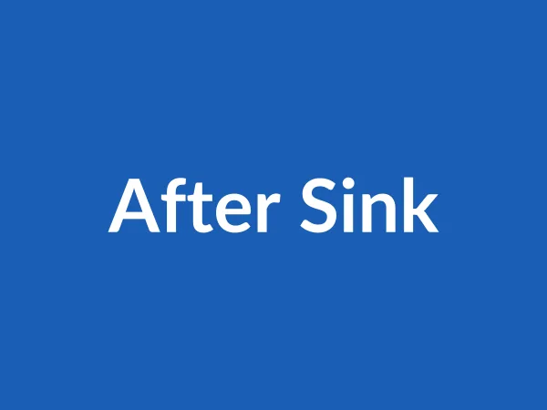 Bright refinished sink after reglazing