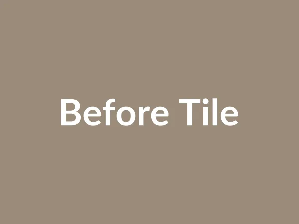 Dated pink tile before reglazing
